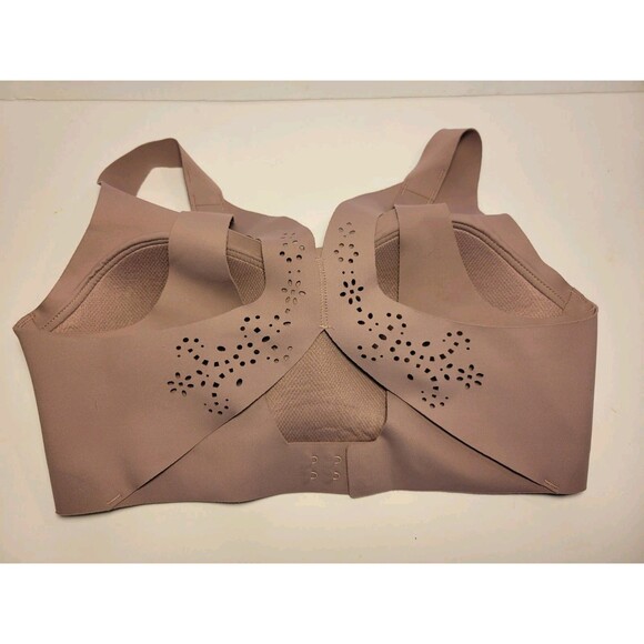 Victoria's Secret Victoria Sport Angel Max Bra Tan Cutout Floral Women Size 32C - Picture 7 of 16